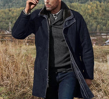 Load image into Gallery viewer, Juni - Herren-Winterjacke mit Sherpa-Futter
