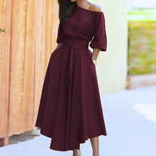Load image into Gallery viewer, WOLF A-Linien-Kleid zum Binden - FashionWOLF