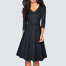 Load image into Gallery viewer, Ara - Damen Spitzenkleid mit V-Ausschnitt